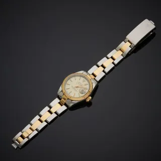 Rolex Lady-Datejust 69173 Stainless steel and 18k yellow gold Champagne