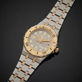 Breitling Tabarly 80770 Yellow gold and Stainless steel Silver and Gray