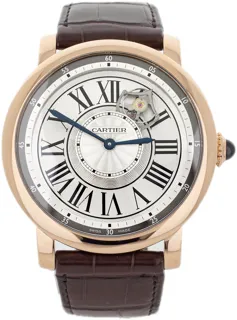 Cartier Rotonde 3308 / W1556205 47mm Yellow gold Silver