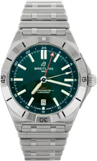 Breitling Chronomat GMT A32398 40mm Stainless steel Green