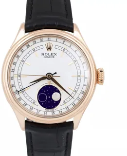 Rolex Cellini Moonphase Rose gold White