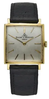 Baume & Mercier 3759 28mm 18k yellow gold Silver