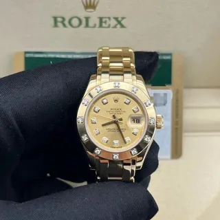 Rolex Pearlmaster 80318-0062 Yellow gold Golden