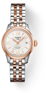 Tissot Le Locle T41218333 25.5mm Rose gold and Stainless steel Silver