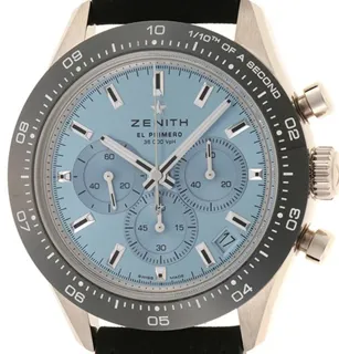 Zenith Chronomaster Sport 65.3104.3600/52.C920 Ceramic and Stainless steel Blue