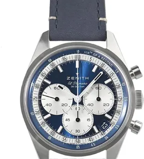 Zenith Chronomaster Original 03.3200.3600/51.C902 38mm Stainless steel Blue