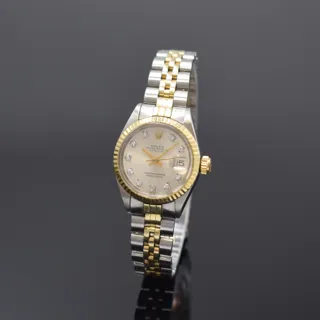 Rolex Datejust 6917 Yellow gold and Stainless steel Silver