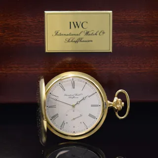 IWC 5409 55mm 18k yellow gold