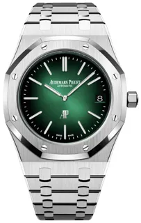 Audemars Piguet Royal Oak 15202PT.OO.1240PT.01 Platinum Green