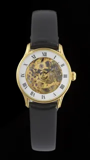 Carl F. Bucherer 24mm Gold-plated White and Skeletonized