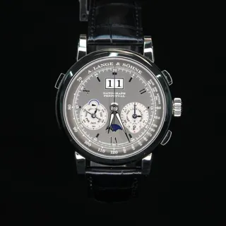 A. Lange & Söhne Datograph 410.030 White gold Gray