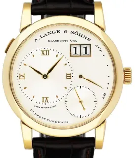 A. Lange & Söhne Lange 1 101.021 42mm Yellow gold Silver