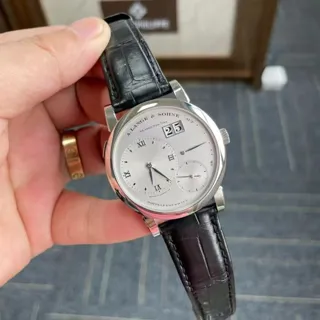 A. Lange & Söhne Lange 1 101.025 38.5mm Platinum Silver