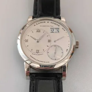 A. Lange & Söhne Lange 1 101.025 38.5mm Platinum Silver