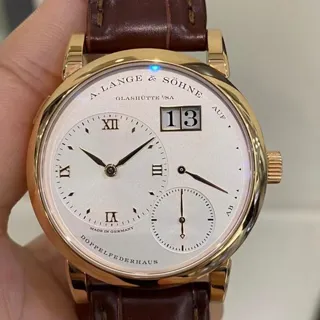 A. Lange & Söhne Lange 1 101.032 38.5mm Rose gold Silver