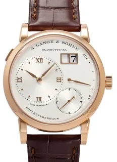 A. Lange & Söhne Lange 1 191.032 38.5mm Rose gold Silver