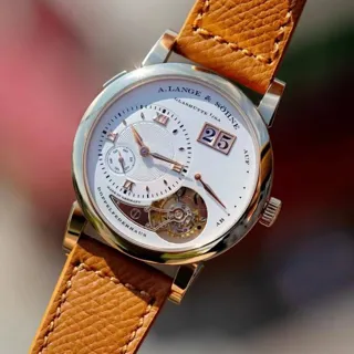 A. Lange & Söhne Lange 1 722.050 38.5mm Yellow gold Silver