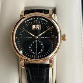 A. Lange & Söhne Langematik 309.031 40mm Rose gold Black