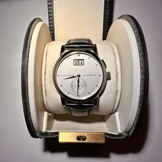 A. Lange & Söhne Saxonia 105.025 34mm Platinum Silver