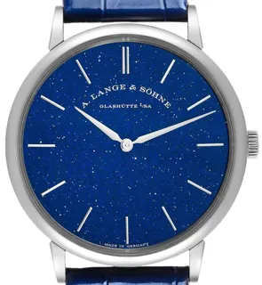 A. Lange & Söhne Saxonia 205.086 39mm White gold Blue