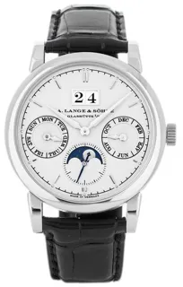 A. Lange & Söhne Saxonia 330.025 E 38.5mm Platinum Silver