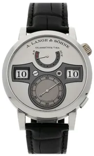 A. Lange & Söhne Zeitwerk 142.025 41mm Platinum Silver