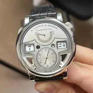 A. Lange & Söhne Zeitwerk 147.025F Platinum Silver