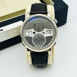 A. Lange & Söhne Zeitwerk 148.038 44mm White gold Gray