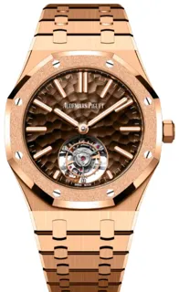 Audemars Piguet Royal Oak Tourbillon 26730OR.GG.1320OR.01 Rose gold Brown