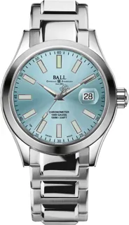 Ball Engineer III Marvelight Chronometer NM9026C-S6CJ-IBE 40mm Stainless steel Black and Blue and Green and Gray