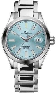 Ball Engineer III Marvelight Chronometer NM9026C-S6CJ-IBE 40mm Stainless steel Black and Blue and Green and Gray