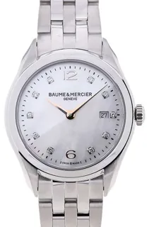 Baume & Mercier Clifton M0A10176 Stainless steel White