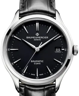 Baume & Mercier Clifton M0A10399 Stainless steel Black