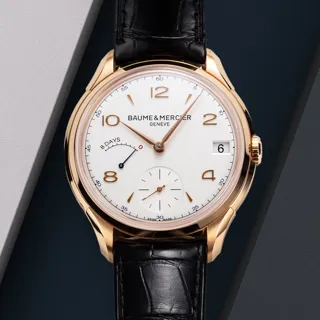 Baume & Mercier Clifton M0A10195 Rose gold Silver