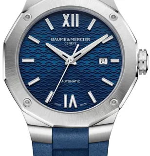 Baume & Mercier Riviera 10619 42mm Stainless steel Blue