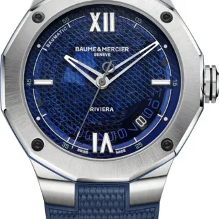 Baume & Mercier Riviera M0A10701 42mm Stainless steel Blue