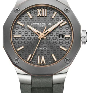 Baume & Mercier Riviera 10660 42mm Stainless steel Gray