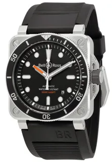 Bell & Ross Diver BR0392-D-BL-ST/SRB Stainless steel Black