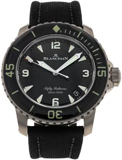 Blancpain Fifty Fathoms 5015-12B30-B52A Titanium Black