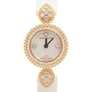 Boucheron WA015506 YG 18mm Yellow gold White