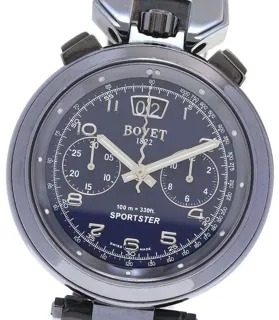 Bovet C804 44mm Stainless steel Black