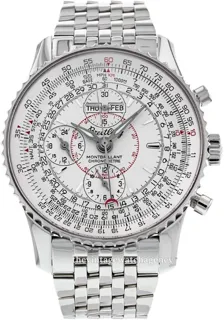 Breitling Montbrillant Datora A2133012-G518-441A 43mm Stainless steel White