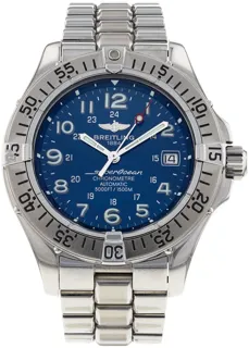 Breitling Superocean A17360 Steel Blue Arabic