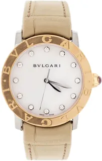 Bulgari Bulgari BBL P 37 SG Yellow gold and Stainless steel White