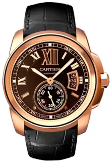 Cartier Calibre de Cartier W7100007 Rose gold Brown