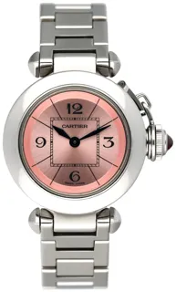 Cartier Miss Pasha W3140008 27mm Stainless steel Pink