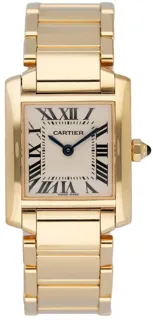 Cartier Tank Française W50002N2 Yellow gold White