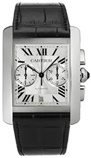 Cartier Tank W5330007 Stainless steel Silver