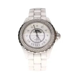 Chanel J12 42mm Ceramic and Stainless steel White