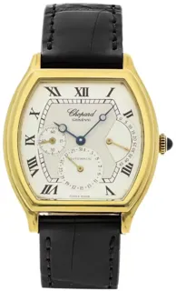 Chopard Tonneau power Reserve 16/2248 Yellow gold Silver